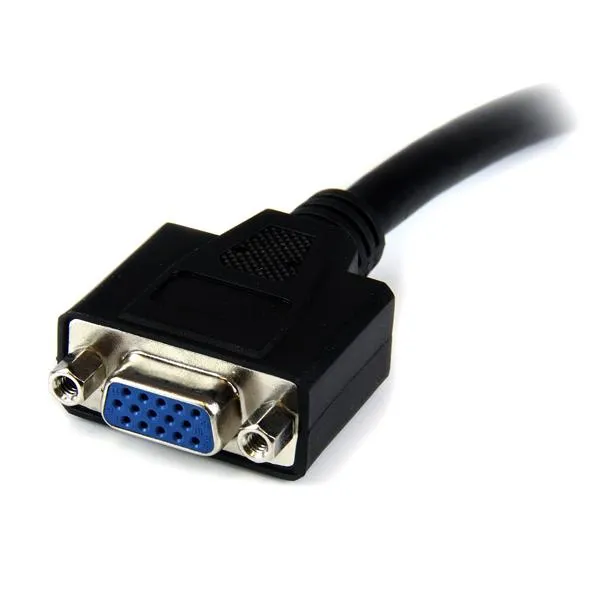 StarTech DVI to VGA Cable Adapter - DVI-I Male to VGA Female - adapter, Svart