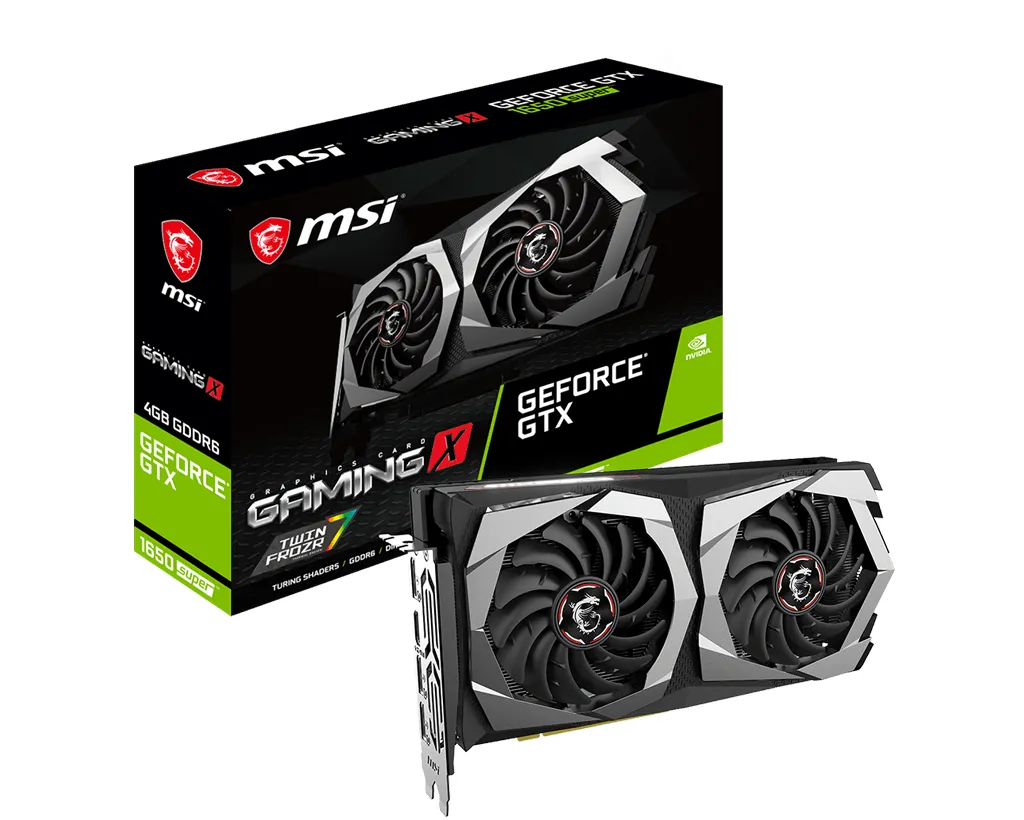 MSI GeForce GTX 1650 SUPER Gaming X 4 Gt -n&auml;yt&ouml;nohjain