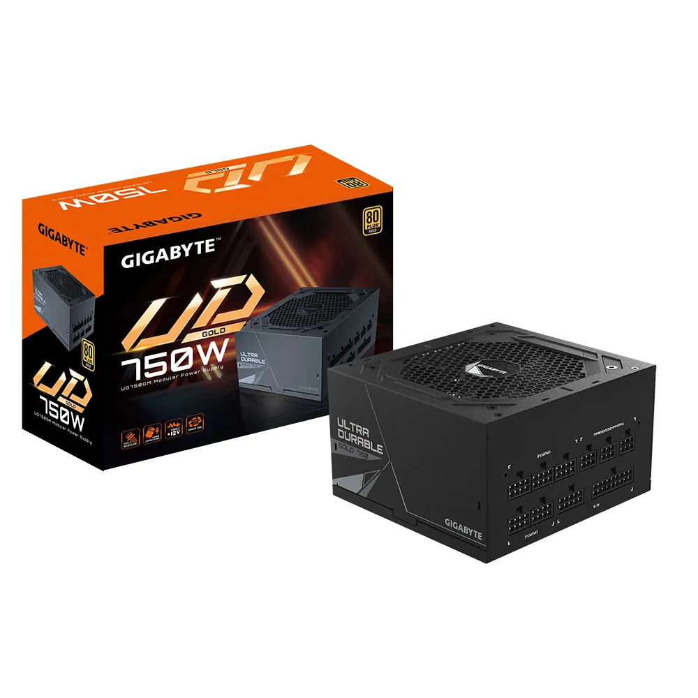 Gigabyte GP-UD750GM 750 W -virtalähde, 80 Plus Gold
