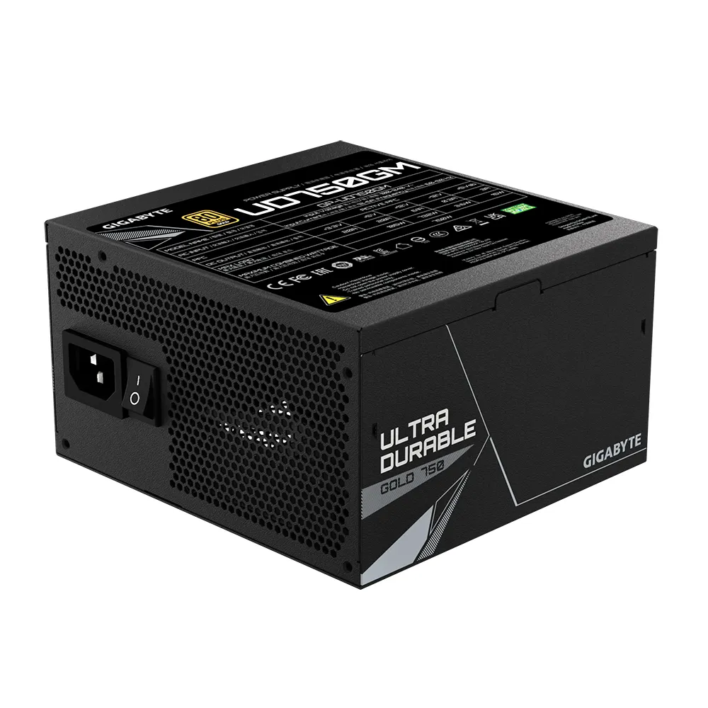 Gigabyte GP-UD750GM 750 W -virtal&auml;hde, 80 Plus Gold