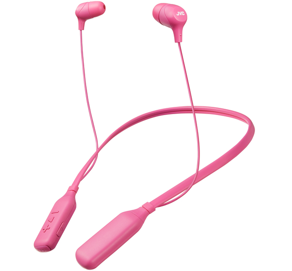 JVC H&ouml;rlur Marsmallow Around the Neck Tr&aring;dl&ouml;s Mic Rosa