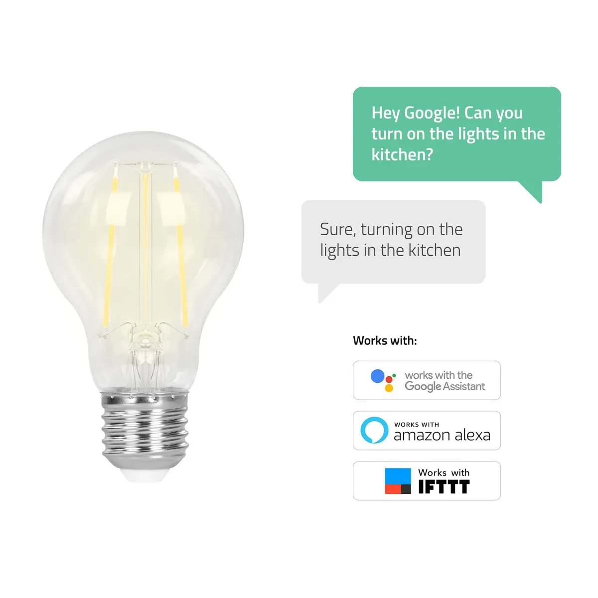 Hombli Smart Bulb 7W Retro Filament (E27)