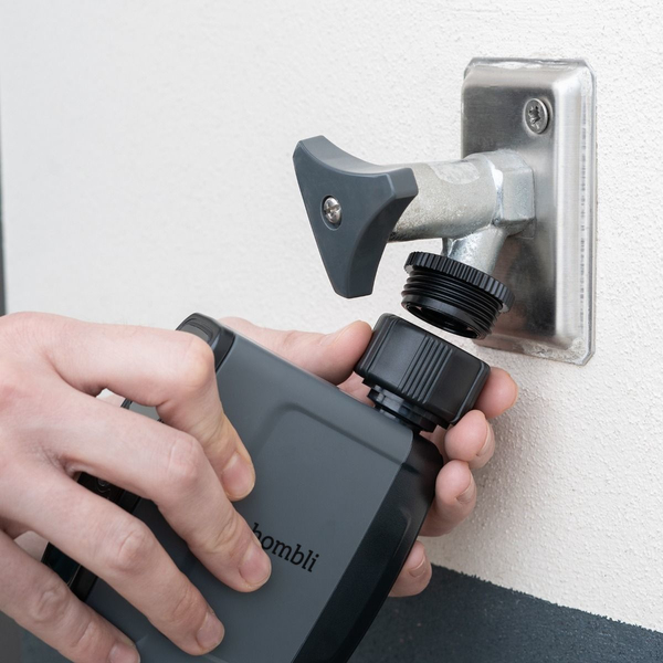 Hombli Smart Outdoor Water Controller, Black
