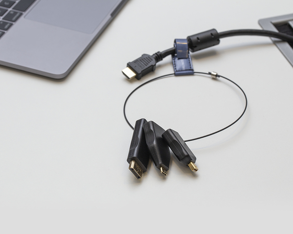 DELTACO Office, HDMI ADAPTER RING, mDP, DP, USB-C, FHD