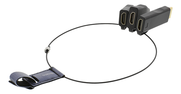 DELTACO Office, HDMI ADAPTER RING, mDP, DP, USB-C, FHD