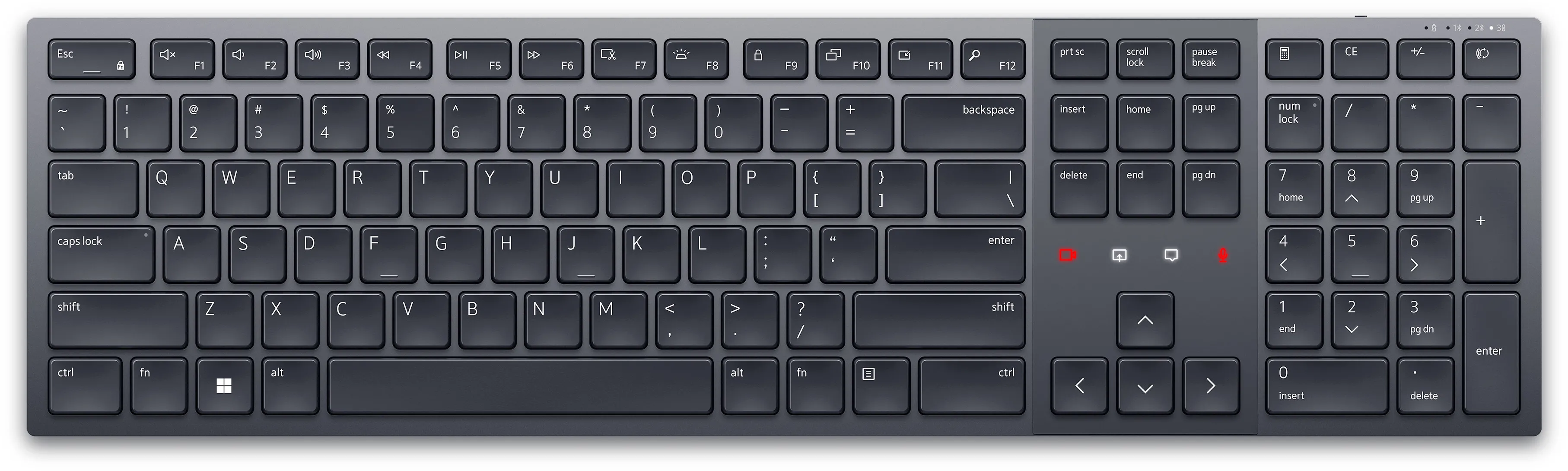 Dell Premier Collaboration KB900 Wireless Keyboard, Graphite