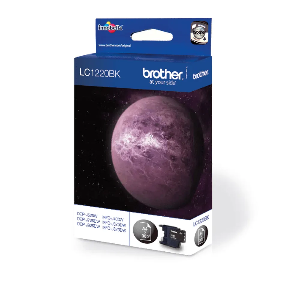 Brother LC1220BK -mustekasetti, musta