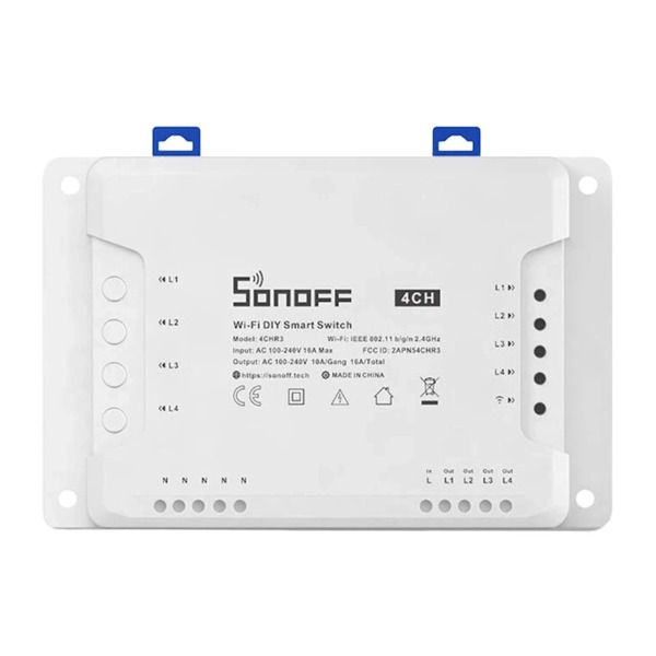 SONOFF 4CHR3 4-channel Wi-Fi smart switch