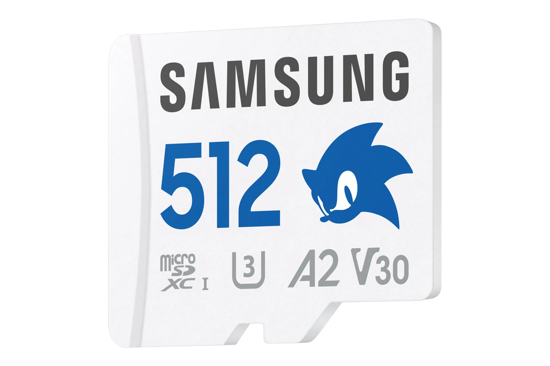 Samsung PRO Plus 512 GB MicroSDXC UHS-I U3 V30 A2 kort + SD-adapter, bl&aring;, vit