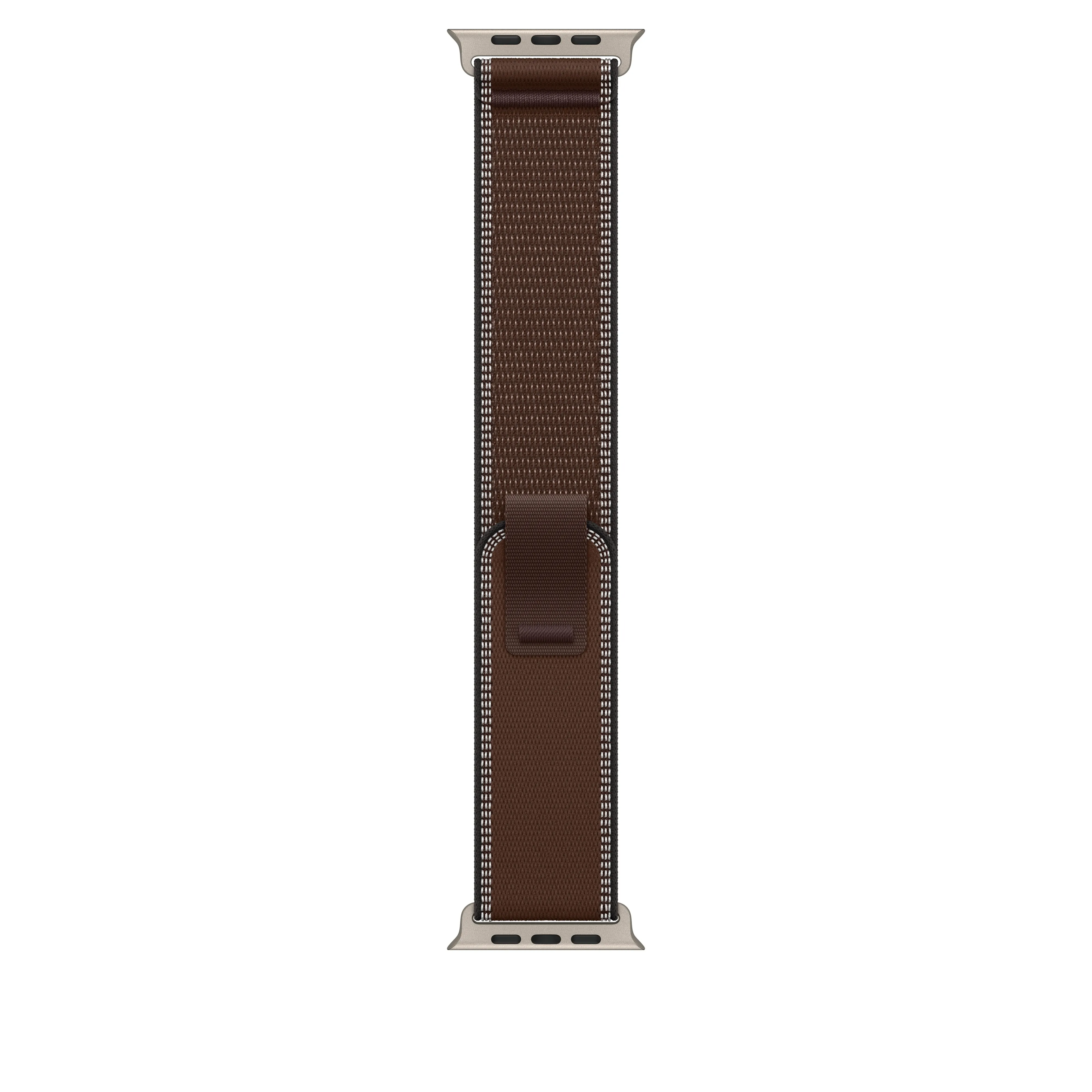 Apple Watch 49 mm -Trail-ranneke, tumma umbra, M/L, luonnontitaani