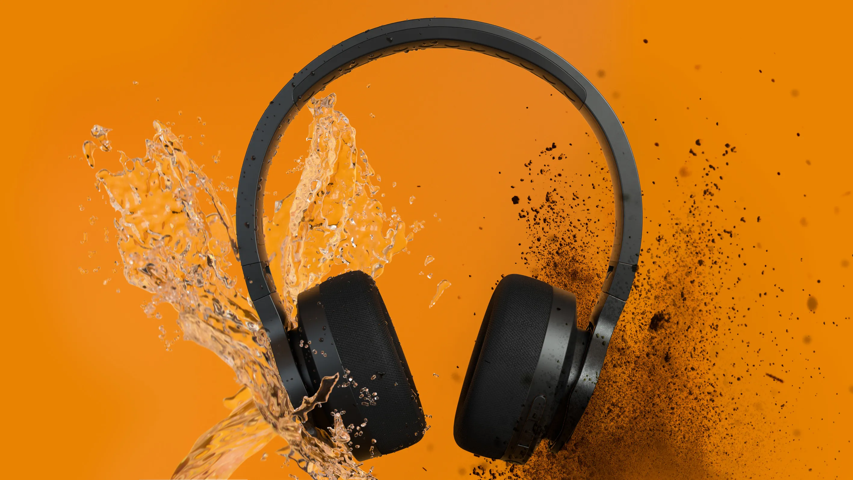 Philips GO TAA4216BK Wireless Over-ear Headphones, Black