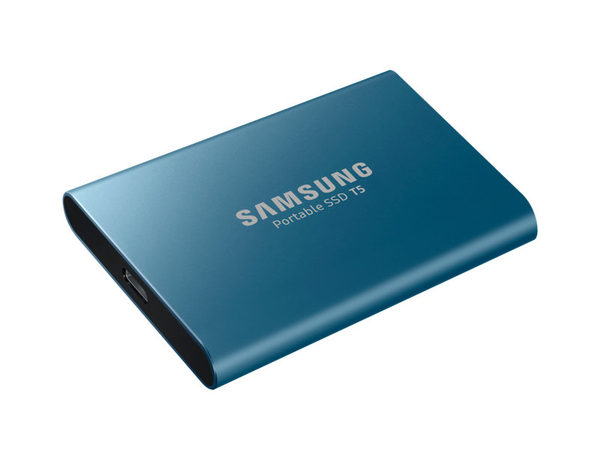 Samsung T5 250 Gt -ulkoinen SSD, Sininen