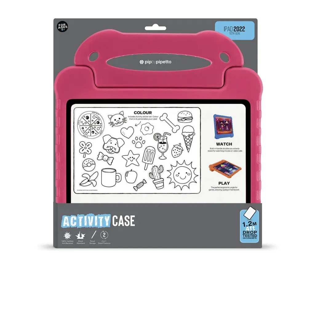 Pipetto iPad 10,9-tum (10:e gen) Activity - case, pink