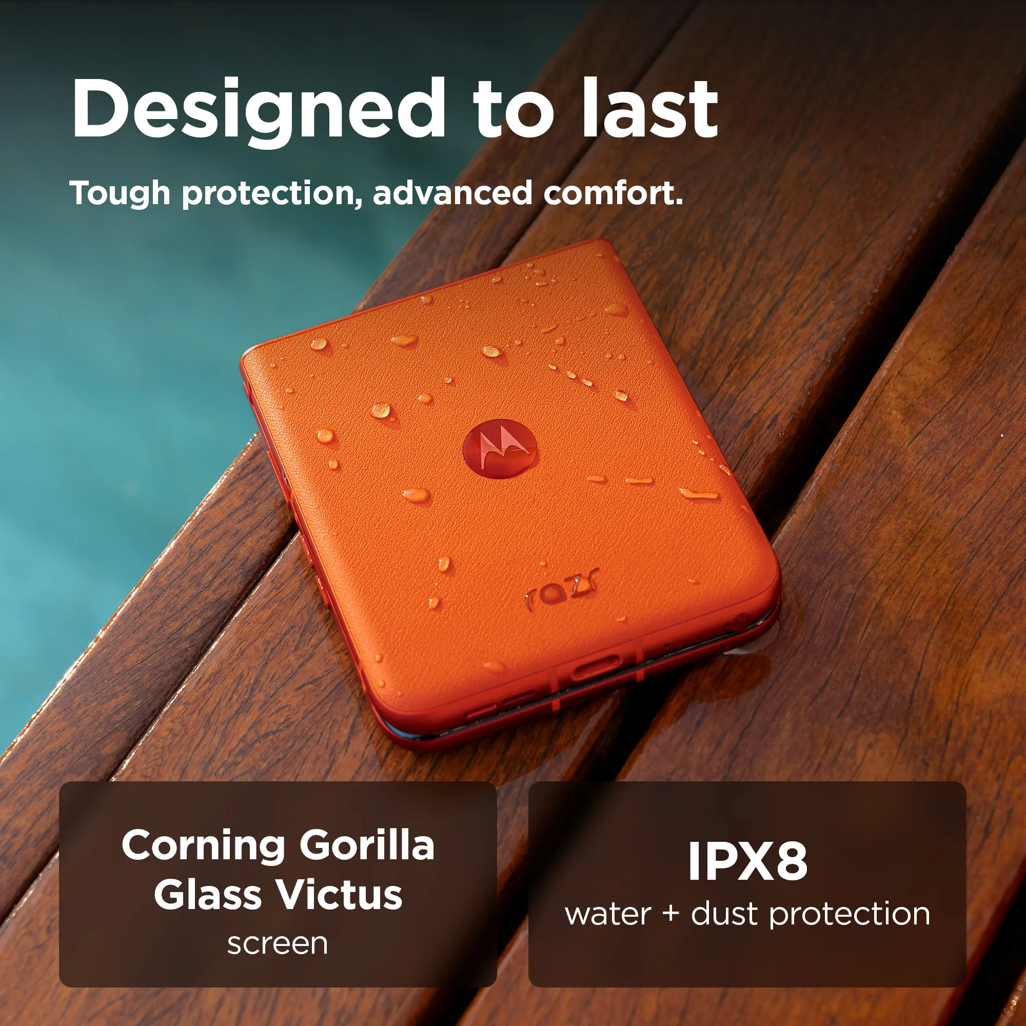 Motorola Razr 50 256/8GB Android - mobile phone, Spritz Orange