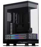 Phanteks PH-ES524XM_DBK01 midi-tower chassi med f&ouml;nster, med RGB-belysning, svart