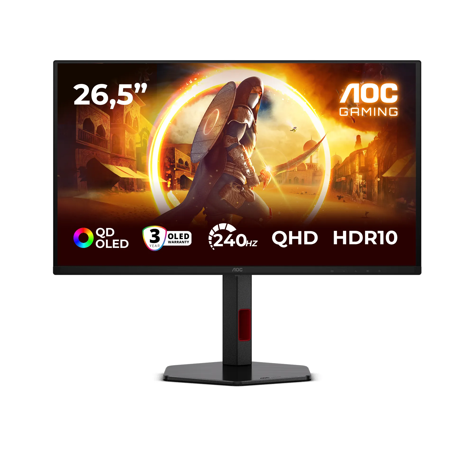 AOC Q27G4ZDR 27" QHD, QD-OLED, 240Hz, HDR gamingsk&auml;rm
