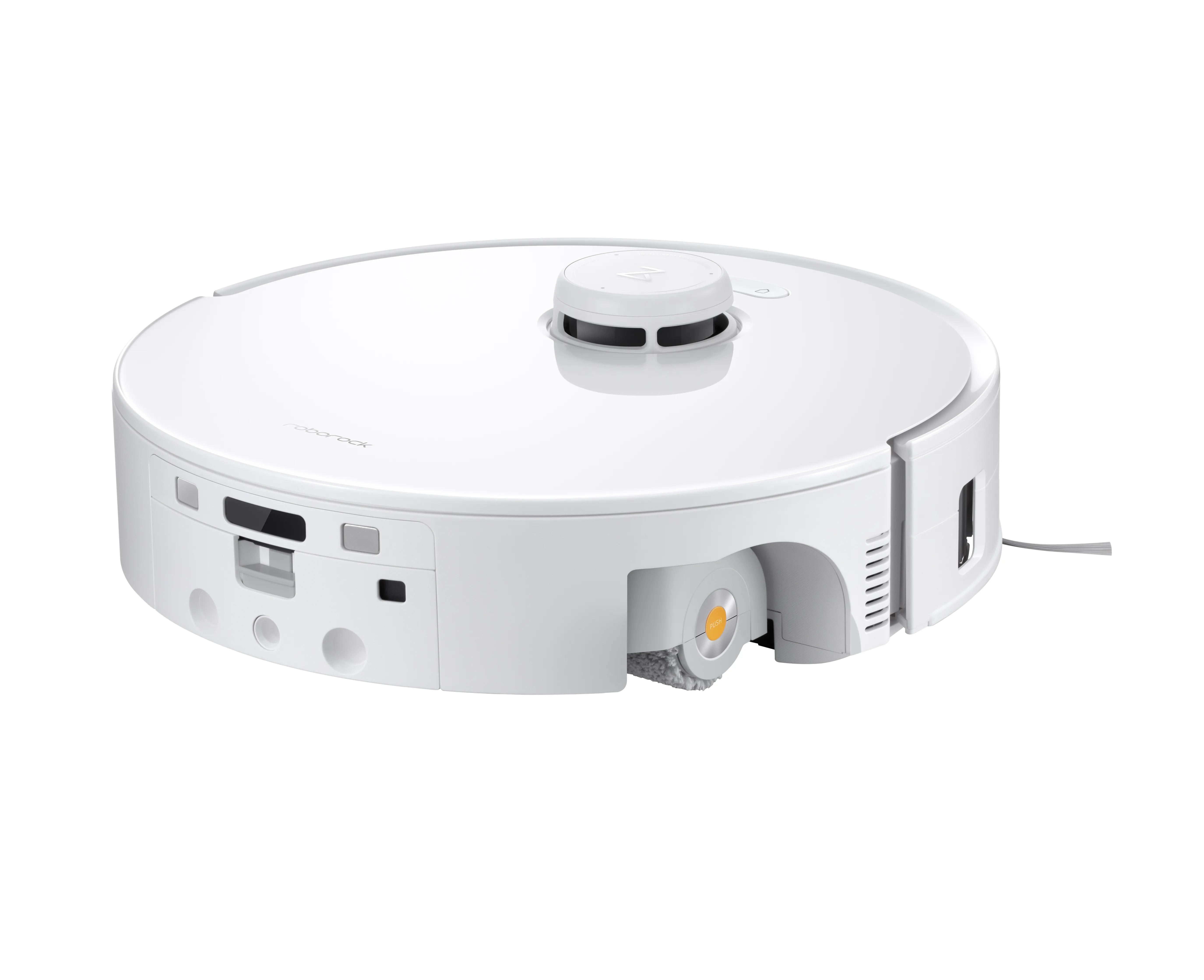 Roborock Qrevo Curv 2 Flow Robot vacuum cleaner, White