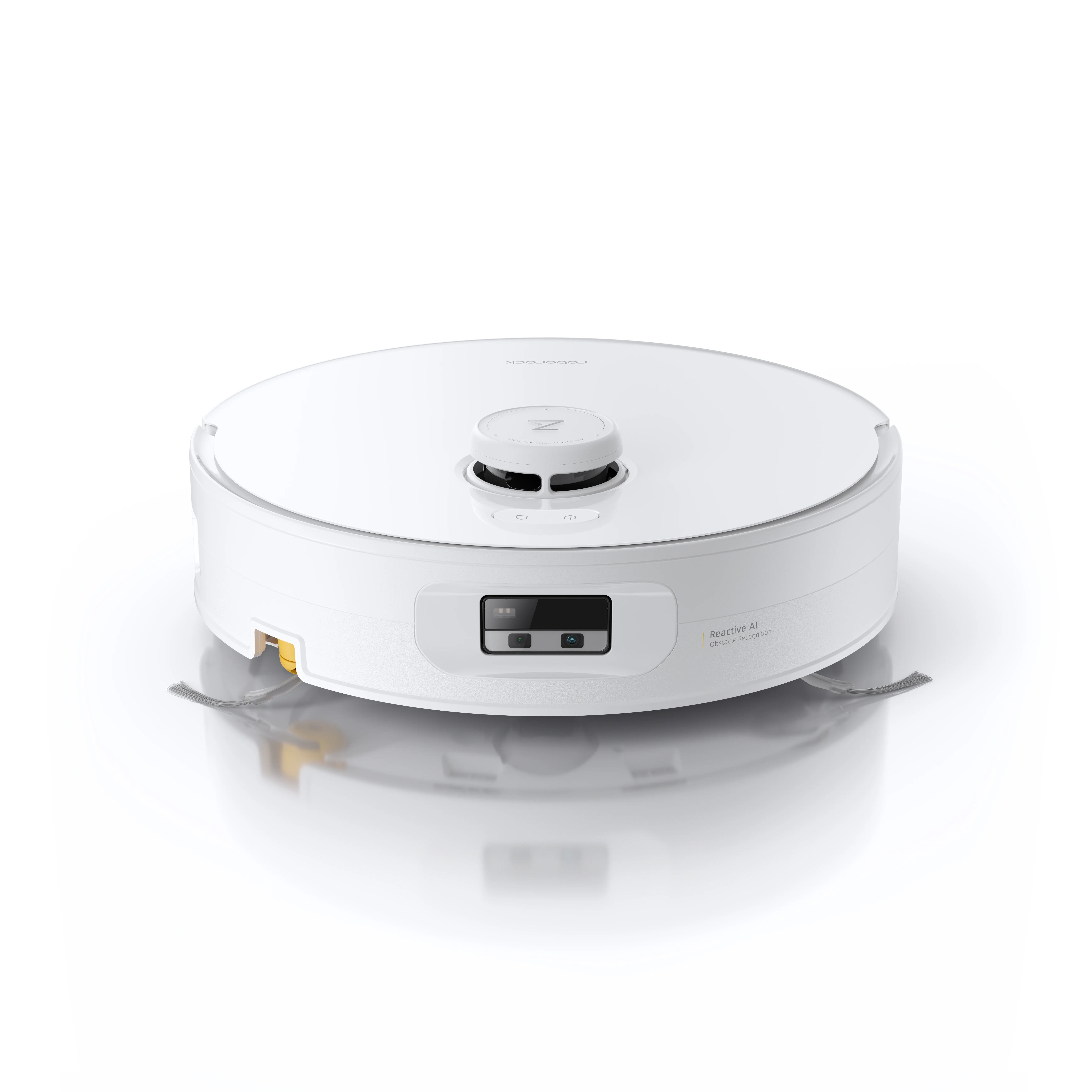 Roborock Qrevo Curv 2 Flow Robot vacuum cleaner, White