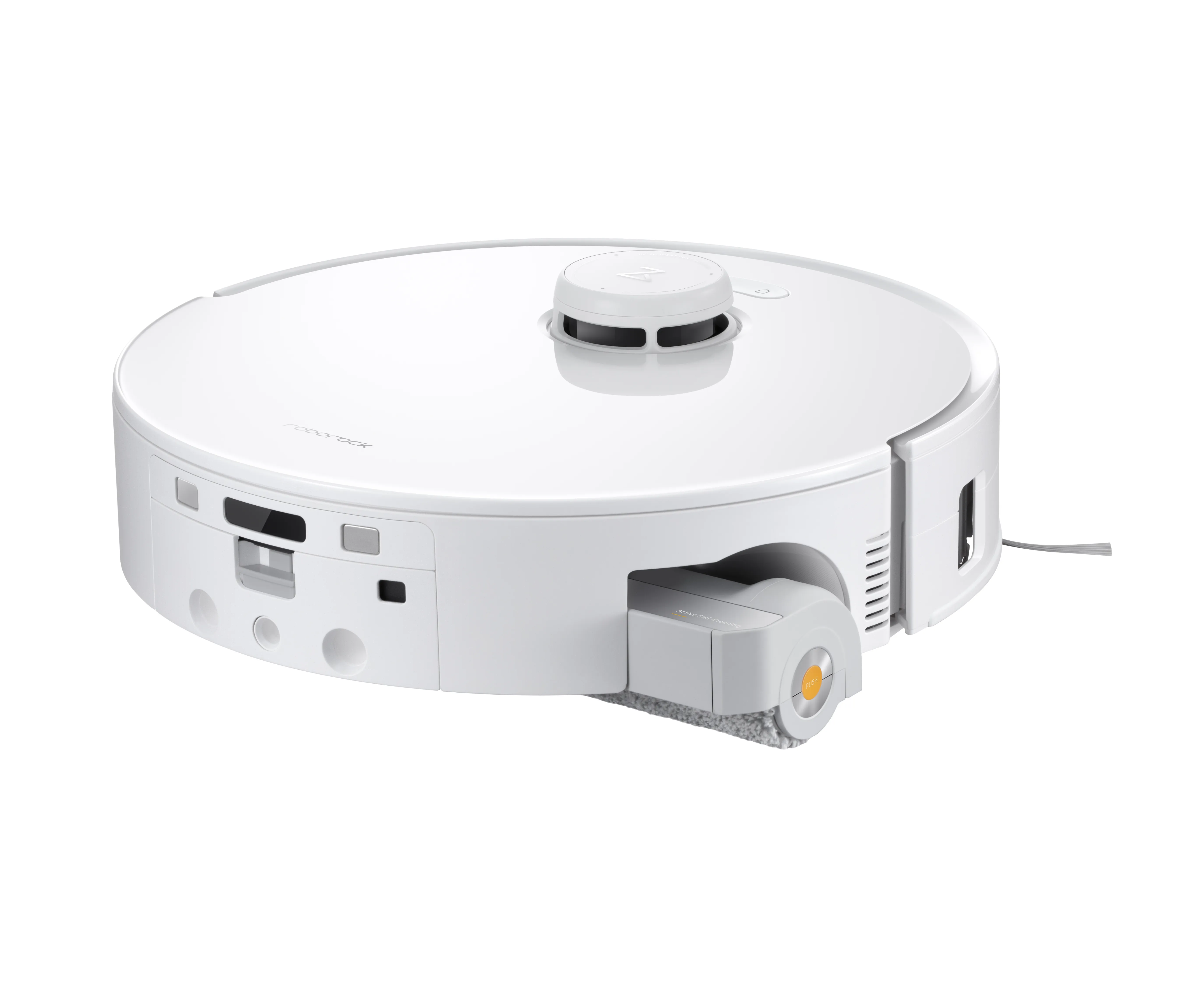 Roborock Qrevo Curv 2 Flow Robot vacuum cleaner, White