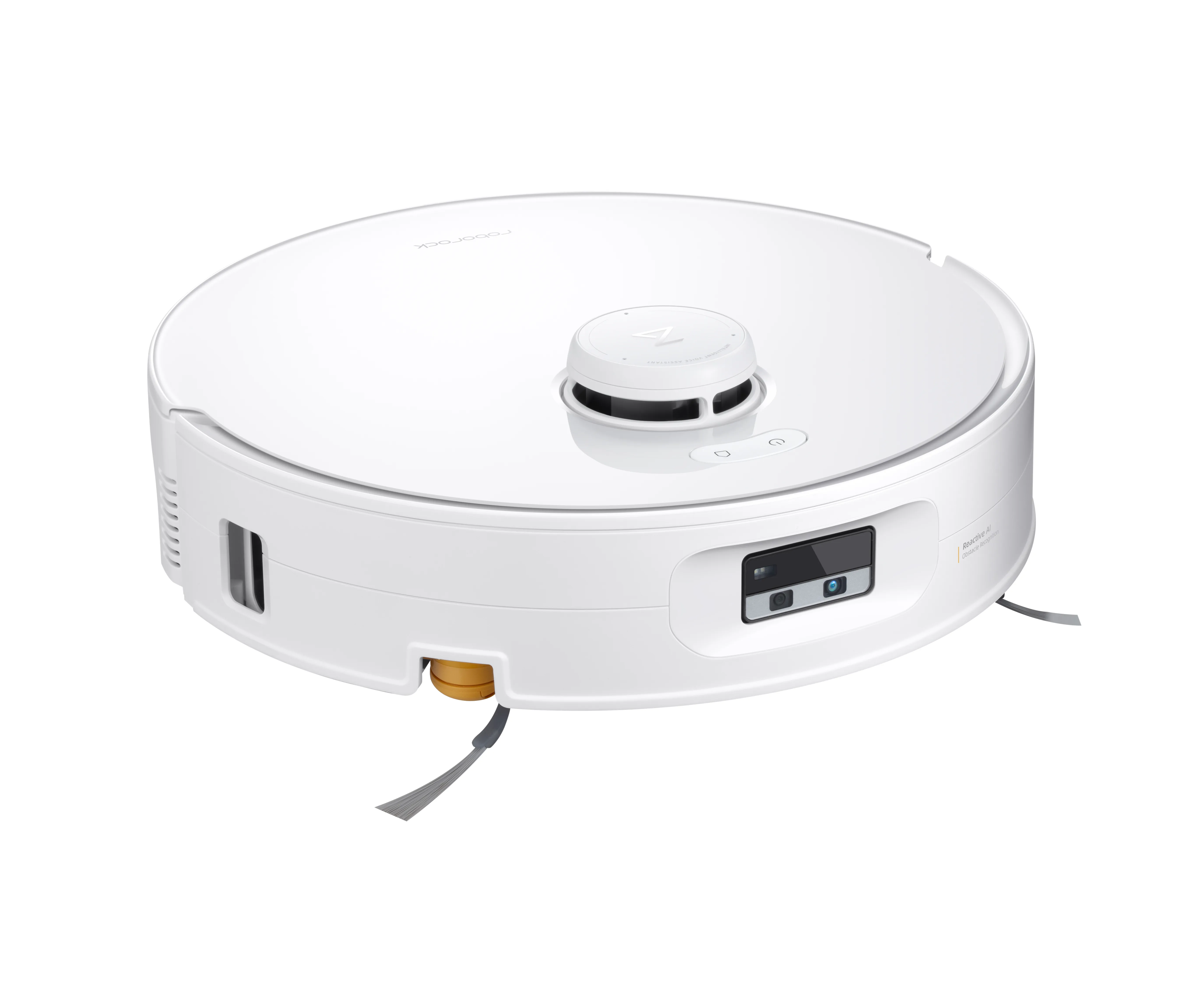 Roborock Qrevo Curv 2 Flow Robot vacuum cleaner, White