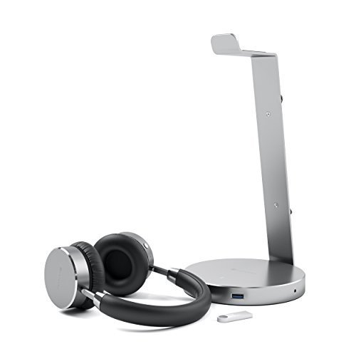 Satechi USB 3.0 Aluminium Headphone Stand - Space Gray