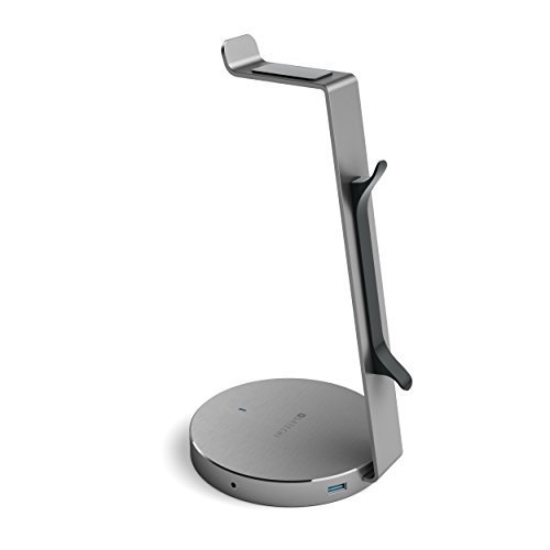Satechi USB 3.0 Aluminium Headphone Stand - Space Gray