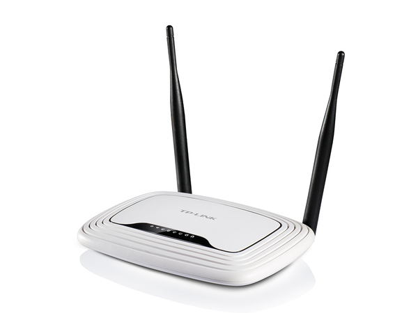 TP-Link TL-WR841N Router, Wi-Fi 4, N300, White/Black