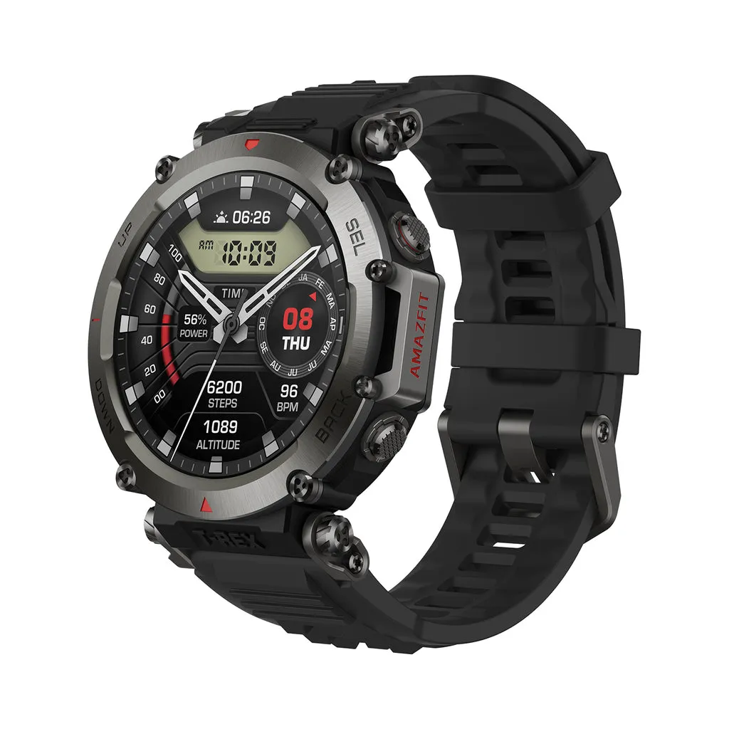 Amazfit T-Rex Ultra 47.3mm Smartwatch, Abyss Black