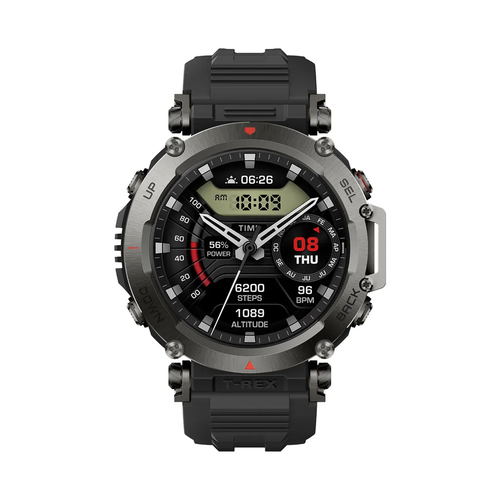 Amazfit T-Rex Ultra 47.3mm Smartwatch, Abyss Black