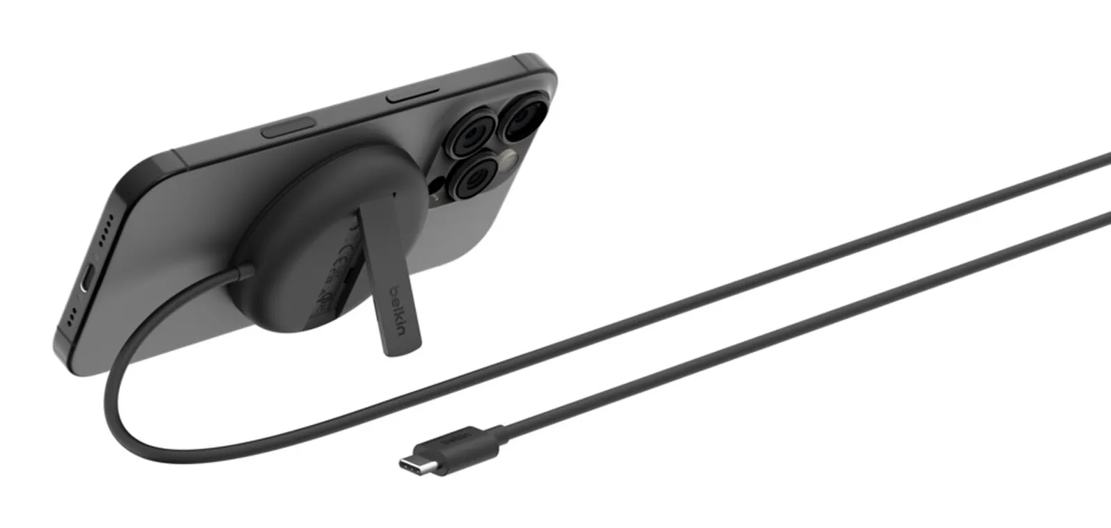 Belkin Boost Charge Qi2 15w Magnetic - trådlös laddning, Svart