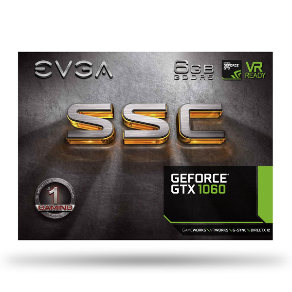 EVGA GeForce GTX 1060 SSC GAMING 6GB - Graphics card