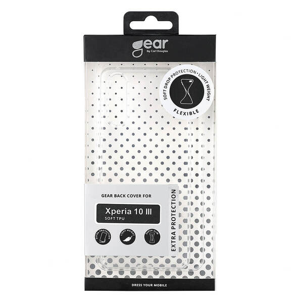 GEAR TPU, Xperia 10 III - fodral, Transparent