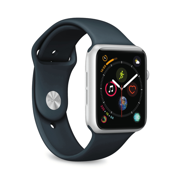 Puro Apple Watch -ranneke, 42-44mm, S/M &amp; M/L, sininen