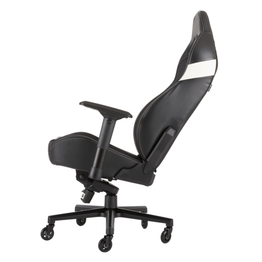Corsair T2 - spelstol, svart/vit
