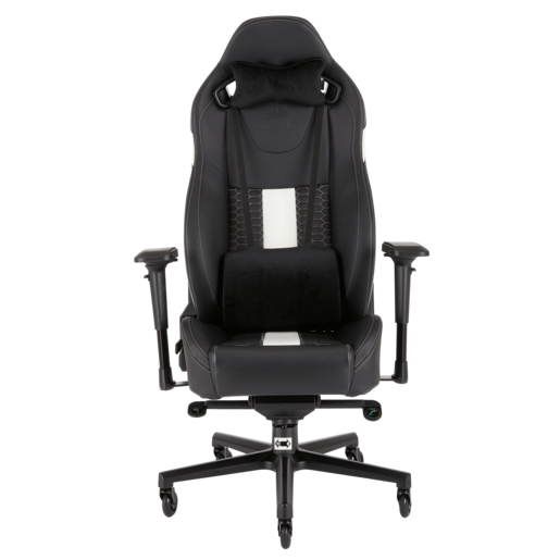 Corsair T2 - gaming chair, black/white