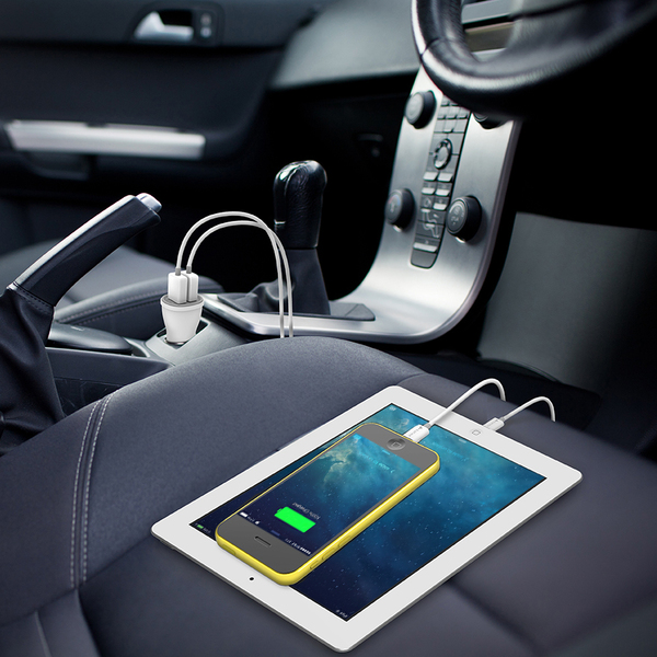 Kanex 2-port USB Car Charger -  12V-laddare f&ouml;r bil, b&aring;t etc