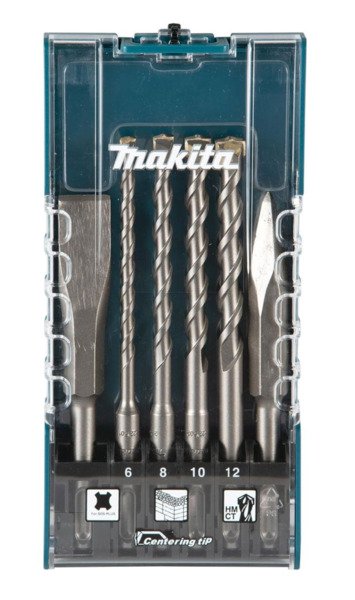 Makita SDS-plus, 6-osainen, taltta- ja porasarja