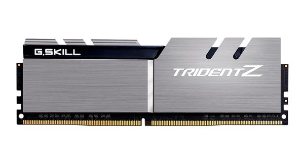 G.SKILL Trident Z 64GB (4 x 16GB) DDR4 3200 MHz, CL16 Memory, Grey/Black (XMP)