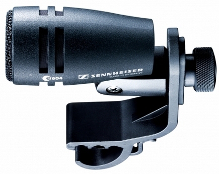 Sennheiser E 604, XLR, dynamisk mikrofon, svart