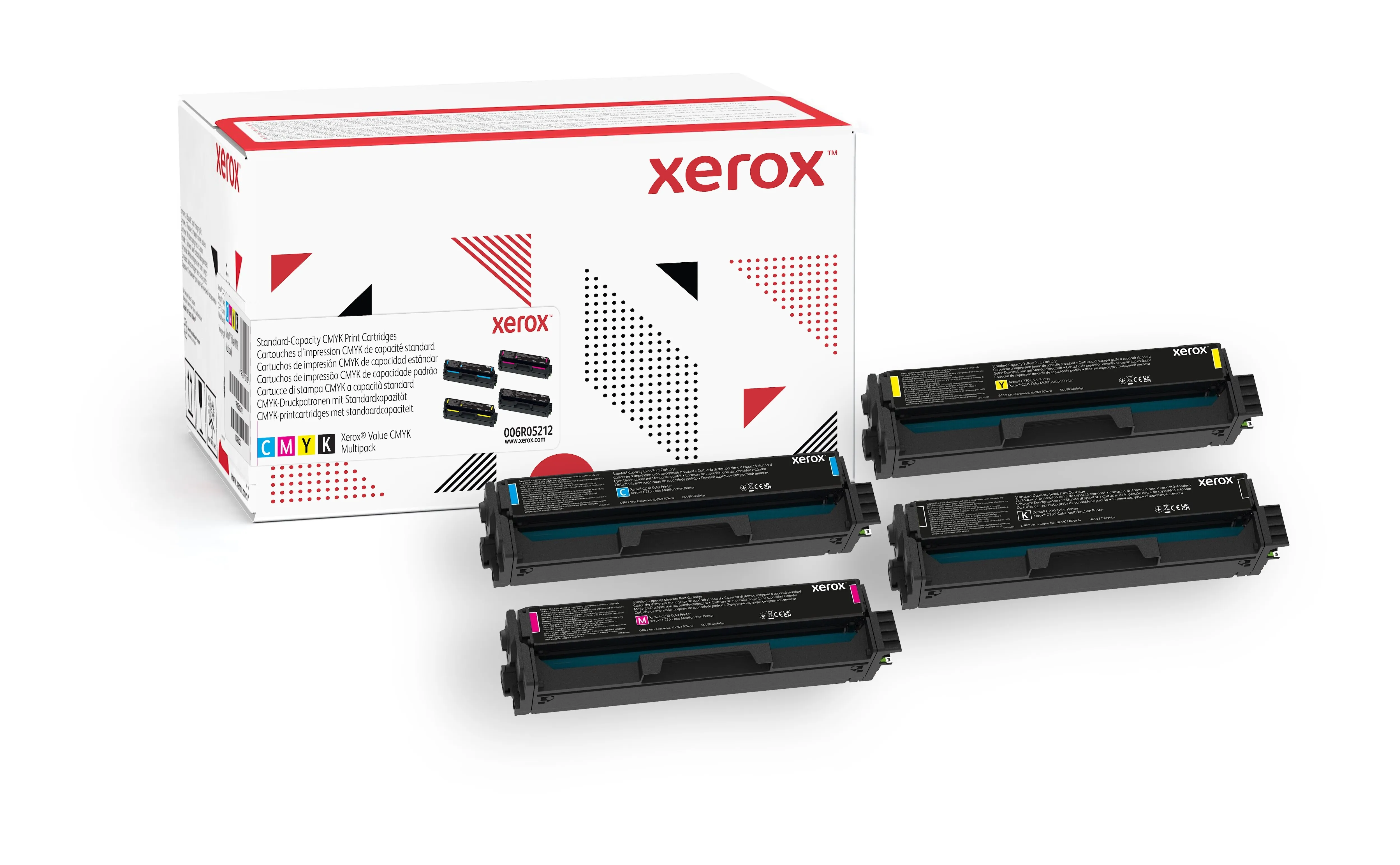 Xerox C230/C235 -laservärikasettipakkaus, syaani/magenta/keltainen/musta, 4 kpl