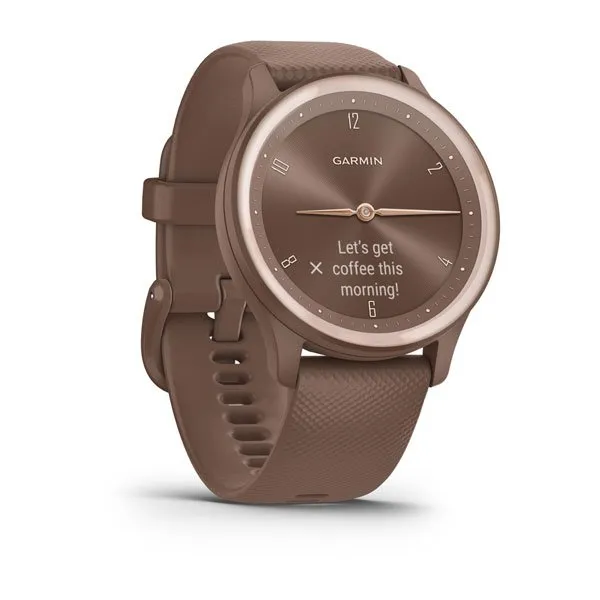 Garmin vívomove Sport - smartklocka, Black Walnut