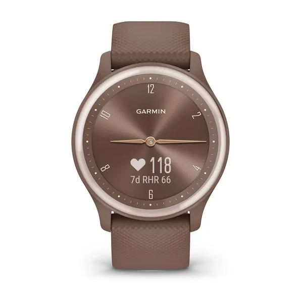 Garmin vívomove Sport - smartklocka, Black Walnut