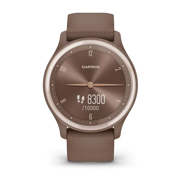 Garmin v&iacute;vomove Sport -&auml;lykello, Black Walnut
