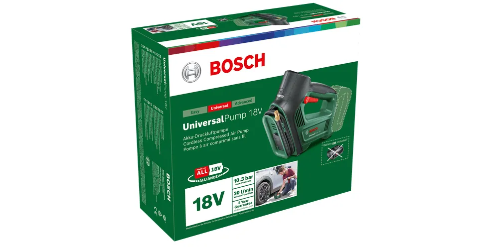 Bosch DIY UniversalPump 18V - luftkompressor