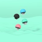 MOB Mega Mush -kaiutin, vihreä