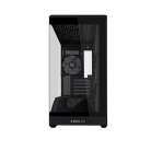 LIAN LI Vector V100R MIX -micro-ATX-kotelo ikkunalla ja RGB-valaistuksella, musta