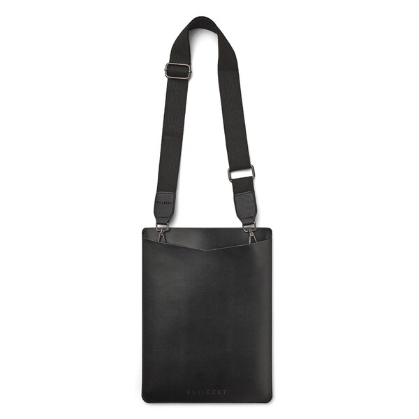 Philbert Ultra Slim Sleeve incl strap MacBook 13'', Black