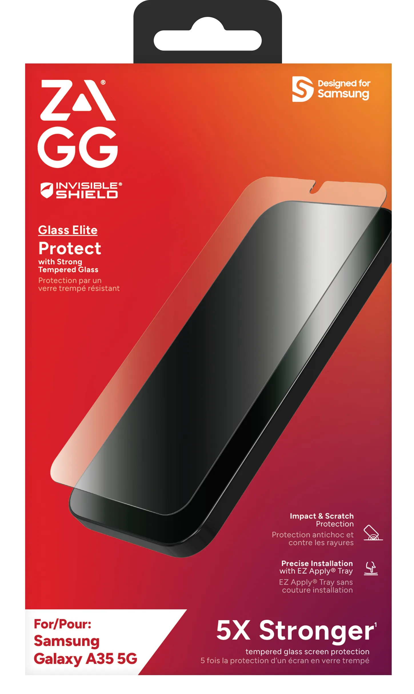 Zagg InvisibleShield Glass Elite Galaxy A35 5G -panssarilasi