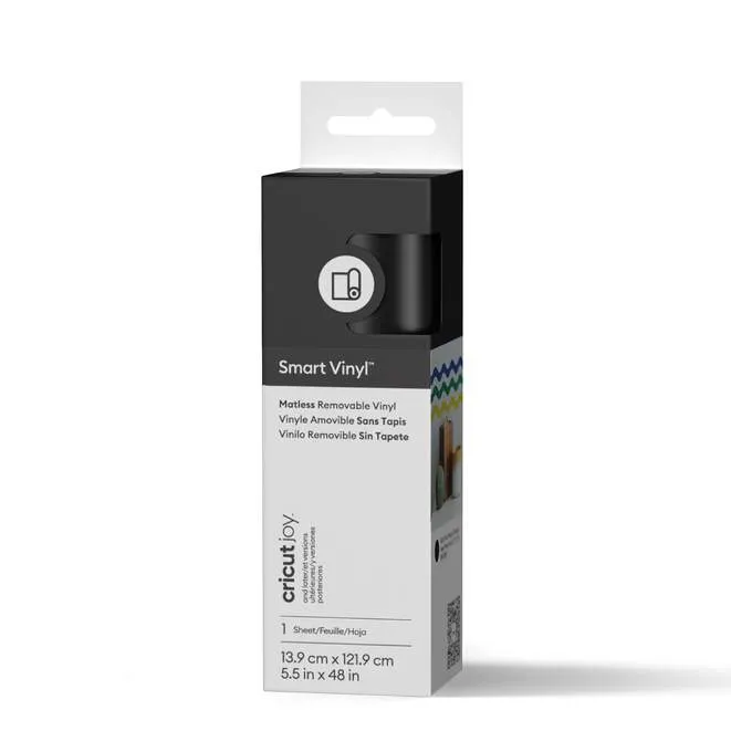 Cricut Joy Smart Vinyl Removable 14x122cm (Black)