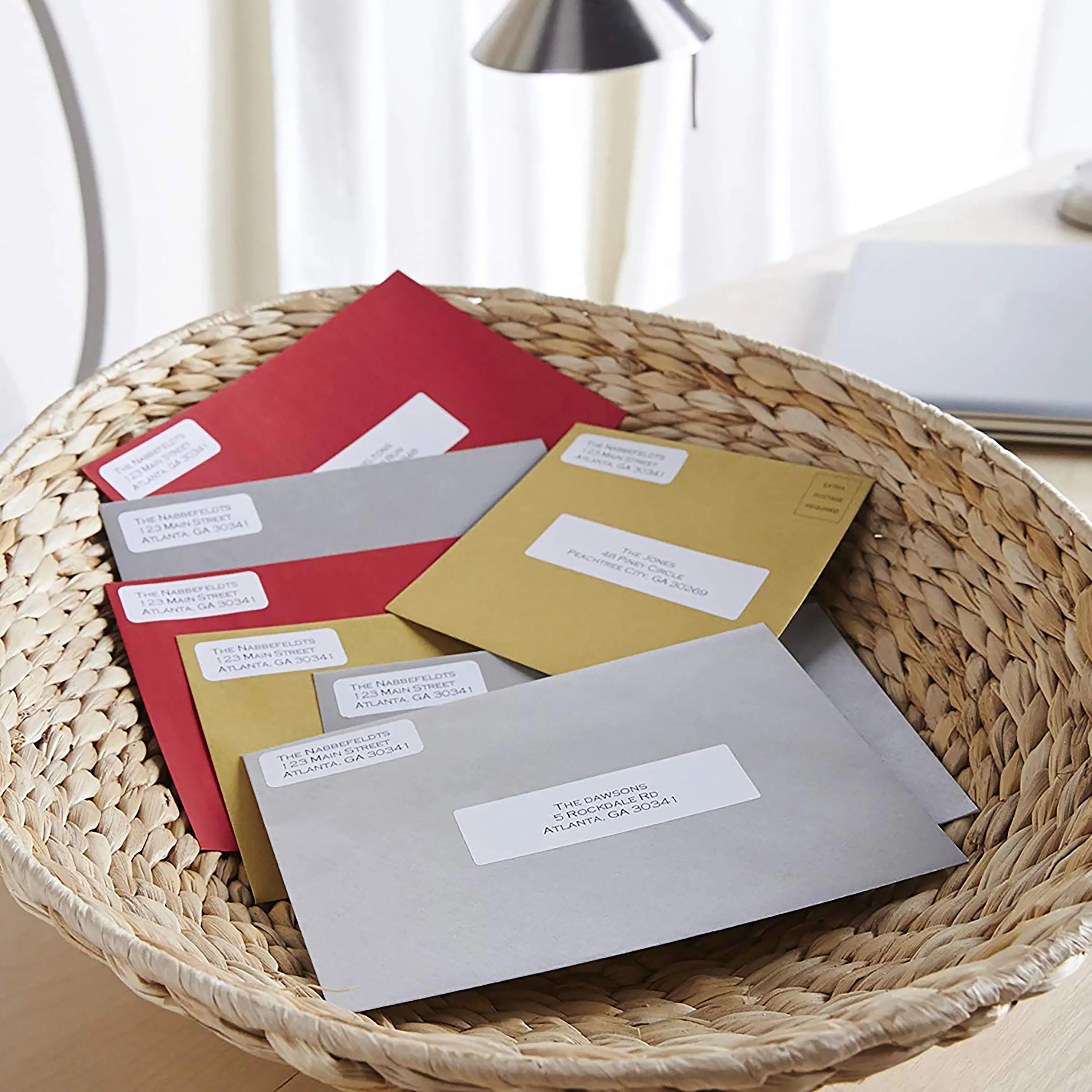 Label Return 25x54 perm white (500)